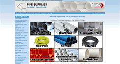 Desktop Screenshot of pipeonline.com.au